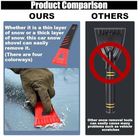 4PCS Snow and Ice Scraper for Car Windshield - Image 4