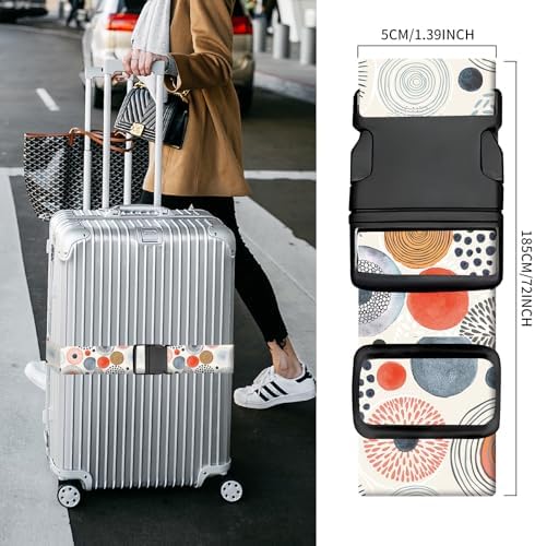 Luggage Straps for Suitcases, Heavy Duty Travel Belt - Image 3