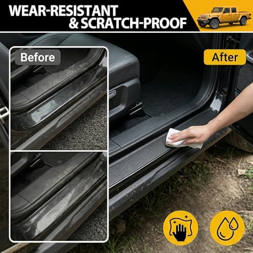 Door Sill Guards Kit for 2018-2026 Jeep Wrangler JL Unlimited - Image 2
