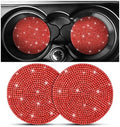 Osilly 2PCS 2.75 Inch Rhinestone Cup Holder Coasters by Osilly