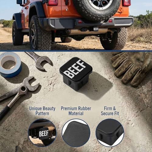 2" Trailer Hitch Cover Rubber Receiver Tube Cap Trailer Hitch Covers - Image 3
