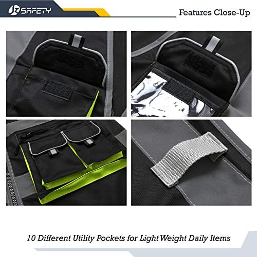 JKSafety Hi Vis Safety Vest for Men Women - Image 2