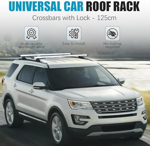 Universal 49" / 125cm Roof Rack Cross Bars - Image 6