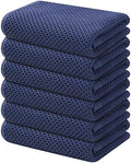 Kitinjoy 100% Cotton Waffle 6-Pack Kitchen Towels by Kitinjoy