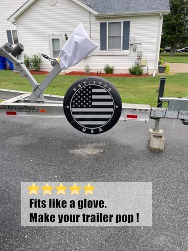 EST.1776 US Flag Spare Tire Cover Waterproof - Image 7