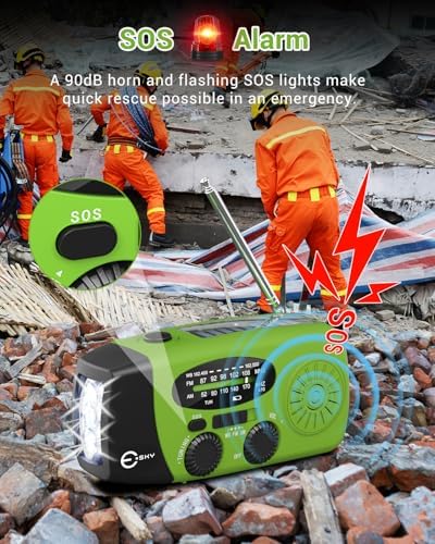 Esky Emergency Hand Crank Radio 7400mAh - Image 4