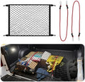 Truck Bed Cargo Net with 4 Hooks & 2 Bundling Ropes by Unknown