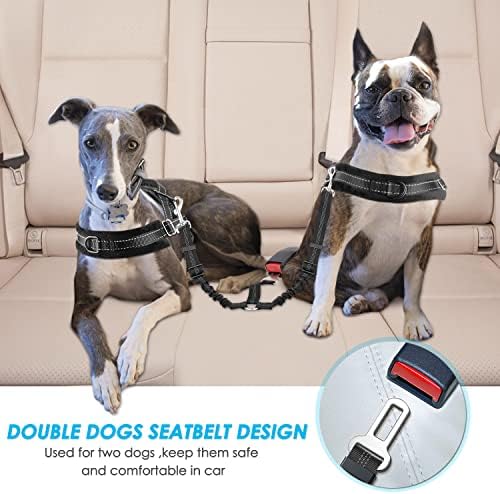 SlowTon Double Dog Seat Belt for Car - Image 2