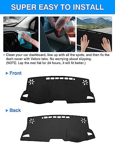 Autorder Dashboard Cover Mat for Toyota Corolla Cross 2022 2023 2024 2025 2026 - Image 5