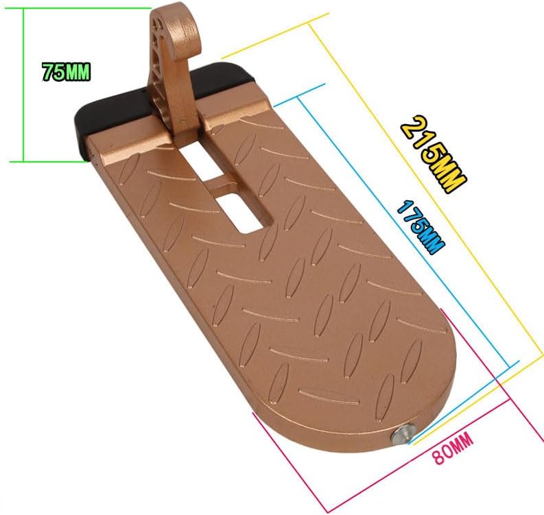 Car Door Step for Easy Roof Access -Multi-Foldable Aluminum Alloy Car Step Hook - Image 2