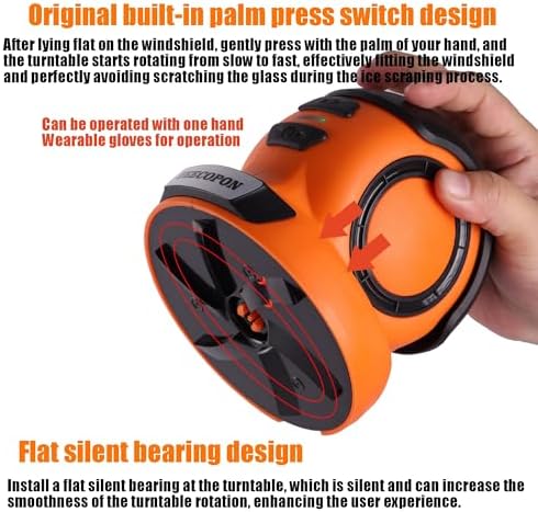 YEECOPON 3-in-1 Electric Ice Scraper - Image 4