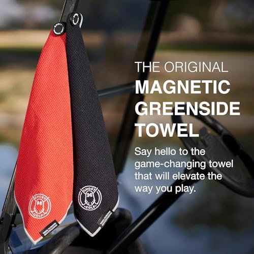 Ghost Golf Magnetic Towel, Ultra-Absorbent Microfiber Golf Towel - Image 2