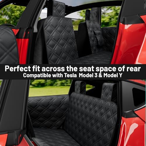 Dog Car Seat Cover For Back Seat Compatible - Image 3