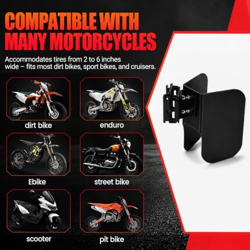 E-Track Wheel Chock Stand 4PCS Etrack Motorcycle Wheel Chocks - Image 7