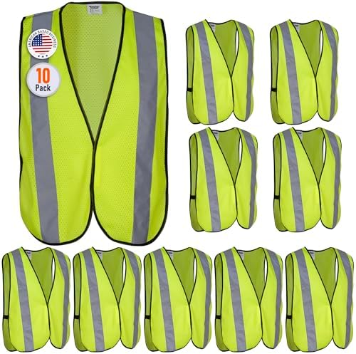 Safety Vest with High Visibility by DasherProducts