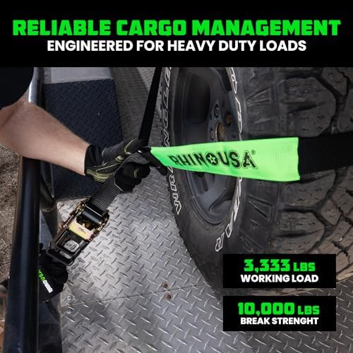 Rhino USA Car Hauler Tie Down Straps - Image 4
