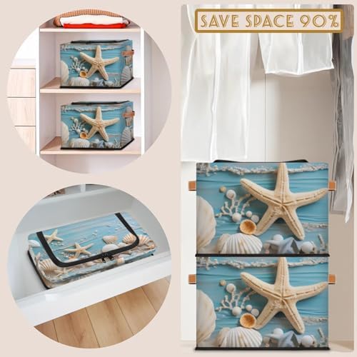 Ocean Shells Starfish Storage Bins - Image 7