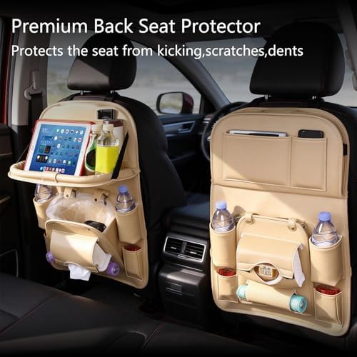 Car Seat Organizer, Storage Bag and Tray Rack, Trash Storage - Image 2
