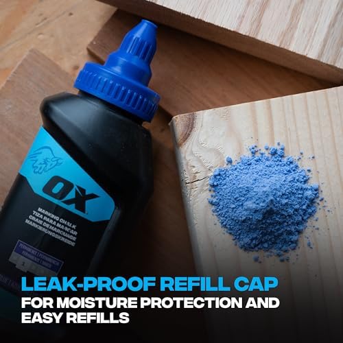 OX Blue Chalk Line Powder 8oz - Image 6