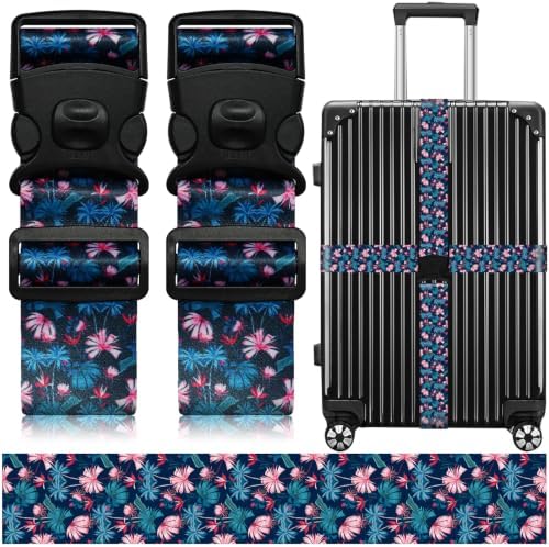 Luggage Straps for Suitcases, Travel Adjustable Belt by ZHOMA