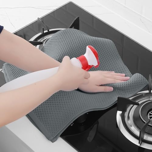 Homaxy 100% Cotton Waffle Weave Kitchen Dish Towels 8-Pack - Image 5