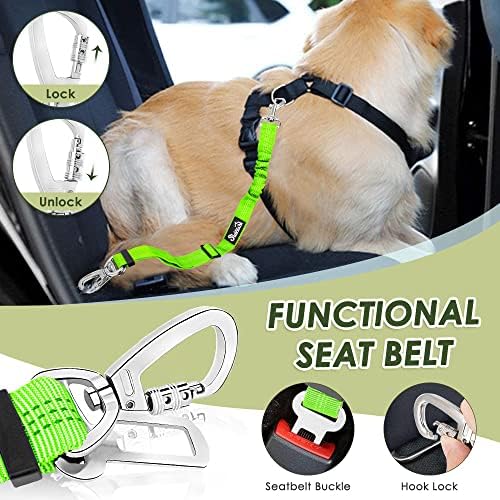 Lukovee Dog Car Harness Seat Belt, Harness & Seatbelt - Image 3