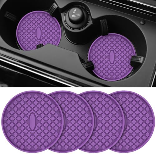 ME.FAN Car Cup Coasters Silicone Car Coasters/Cup Mats, Non-Slip Recessed Car by MEFAN