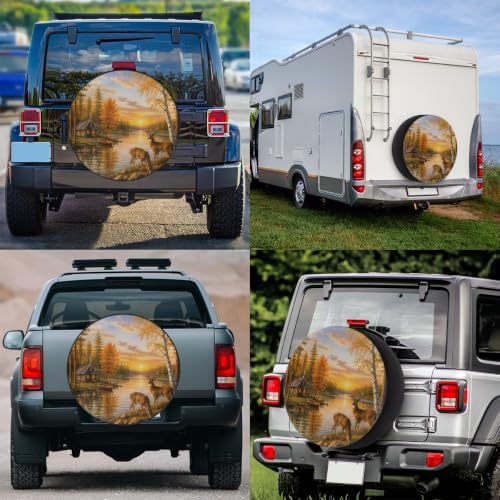 Fall Spare Tire Cover Waterproof Dust-Proof Spare Wheel Covers - Image 6