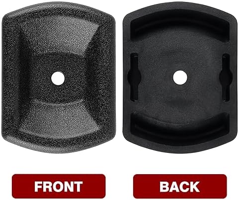 Jack Wheel Chock, Heavy Duty Reinforced Rubber Jack Caster Wheel Dock - Image 4