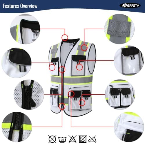 JKSafety Reflective Safety Vest - Image 4