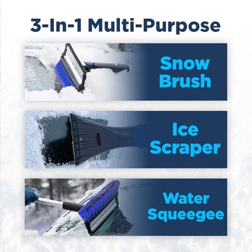 SNOWDRIFT 39" Ice Scrapers for Car Windshield | Snow Brush for Car | Extendable - Image 4