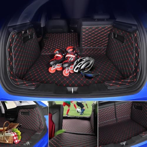 Trunk Mat Cadillac XT6 7 Seat Black w/Black Stitching - Image 5