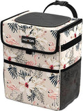 HOTOR Car Trash Can, Leak-Proof Car Organizer, Flamingo Print by HOTOR