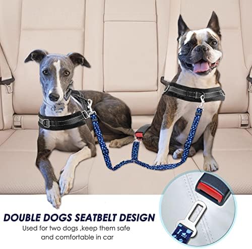 SlowTon Double Dog Seat Belt for Car - Image 2