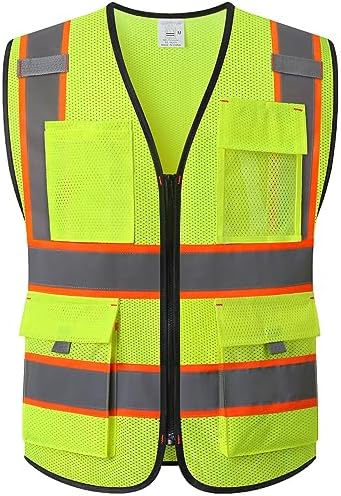 High Vis Safety Vest for Men by Ekkosafety