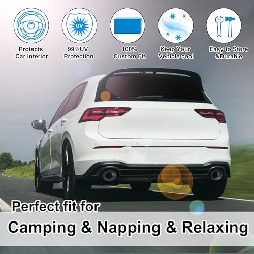 6PCS Windshield Sun Shade Custom Fit - Image 6