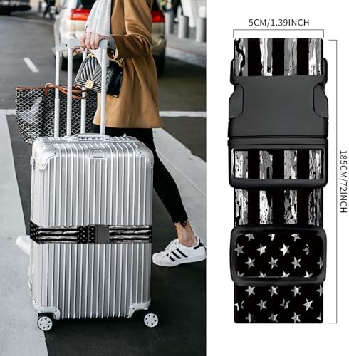 Luggage Straps for Suitcases, Heavy Duty Travel Belt - Image 3
