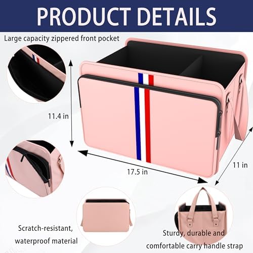 Homeve Trunk Organizer for Car, Waterproof Collapsible 3 Compartments Car - Image 2