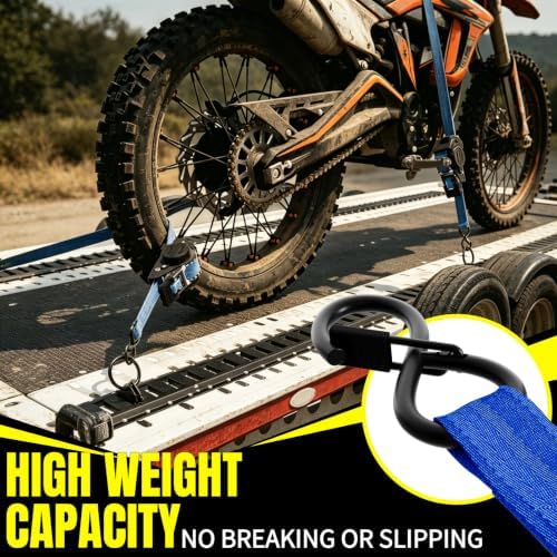 Retractable Ratchet Straps, Motorcycle, Pickup Truck - Image 3