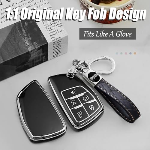 Montague Key Fob Cover for Chevy, Soft TPU Key Case for Chevy Silverado Tahoe - Image 6
