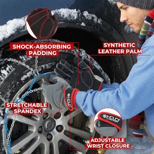 HANDLANDY Work Gloves for Men & Women, Utility Mechanic Working Gloves Touch - Image 2