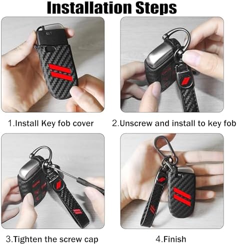 YOSRTER Key Fob Cover with Keychain - Image 6