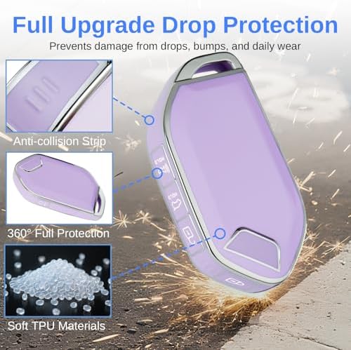 for Kia Key Fob Cover with Keychain - Image 4
