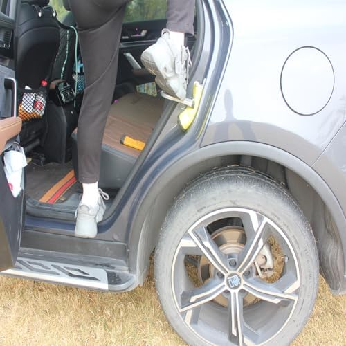 Universal Car Door Step, Foldable Door Latch Step Stand Pedal Car Door Latch - Image 3