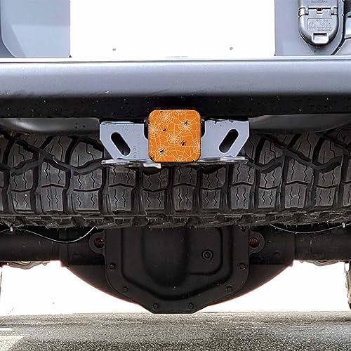 Spider Web Receiver Hitch Cover, Halloween Spider Cobwebs Towing Hitch Cover - Image 6