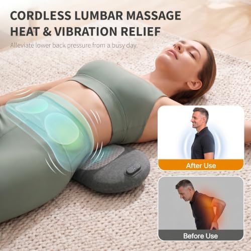 CHANCEE Cordless Electric 3 in 1 Lumbar Support Pillow - Image 5