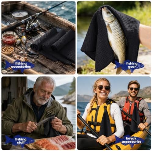 Puomue 3 Pack Microfiber Fishing Towels - Image 4