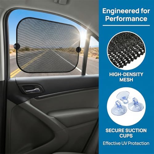 2PCS Car Side Window Shade - Image 4