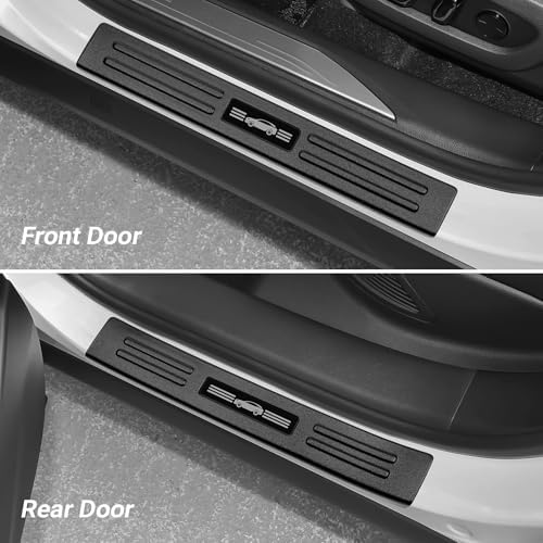 4PCS Door Sill Protector Compatible - Image 2