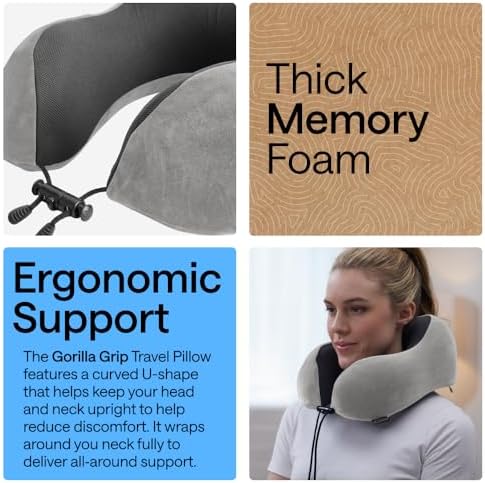 GORILLA GRIP Travel Neck Pillow - Image 3